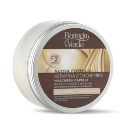 Keratina e Cachemire - Maschera capelli - ristrutturante intensa en oferta