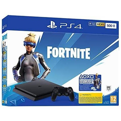 Console Playstation 4 Ps4 500 Gb Slim + Fortnite