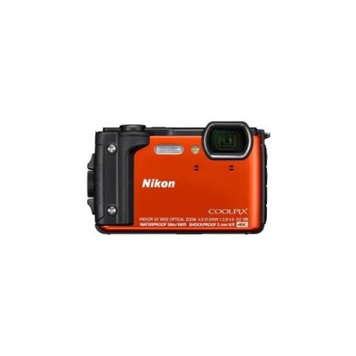 Coolpix W300 Sensore CMOS 16 Mpx Zoom Ottico 5x Video 4K Wi-Fi Bluetooth + Zaino - Arancione