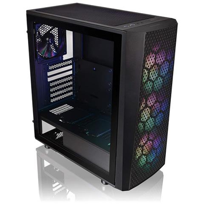 CA-1L7-00M1WN-03 - Versa J24 Tempered Glass ARGB Edition Mid-Tower PC Gehäuse / Caso del PC, Nero