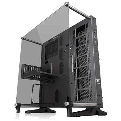 Case Core P5 TG Ti Middle Tower ATX / Micro-ATX / Mini-ITX 3 Porte USB 3.0 Colore Grigio (Finestrato)