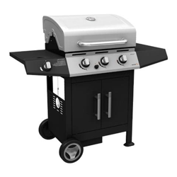 Barbecue a gas con fornello e griglia con bruciatore in acciaio 130x53x105 precio