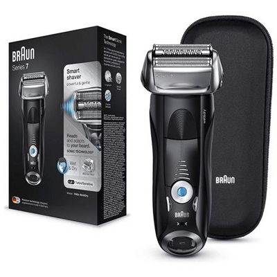 7842s Rasoio Trimmer Nero, Cromo