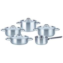 Batteria Pentole 9pz. Family Line Inox 18/10 precio