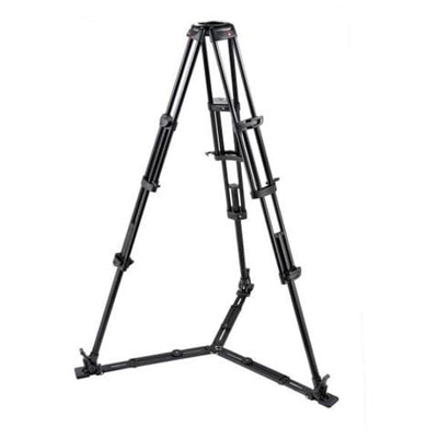 Treppiede e Base a Stella con Testa a Semisfera Altezza Max 158 cm Nero 545GB