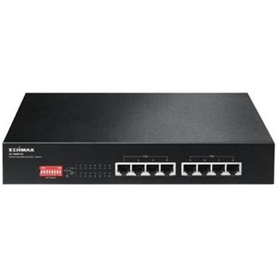 ES-1008P V2 Switch di Rete Fast Ethernet (10/100) Nero Supporto Power Over Ethernet (Poe)