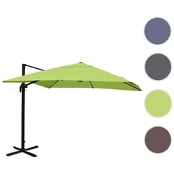 Ombrellone Parasole Hwc-a96 3x3m Alluminio Verde Girevole Senza Base precio