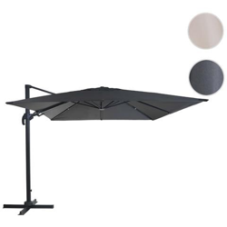 Ombrellone Parasole Hwc-a96 Orientabile 3x3m Antracite Senza Base características