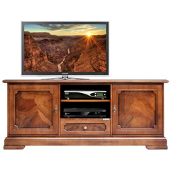 Mobile porta tv in legno con radica - L 153 -H 64 cm características