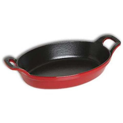 Pirofila ovale ghisa 21cm rosso ciliegio en oferta