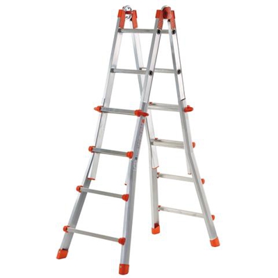 Scala Telescopica In Alluminio 4+4 Gradini
