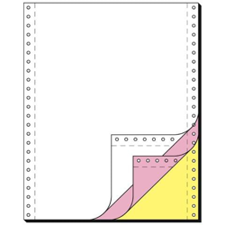 33243, A4 (210×297 mm) , Universale, Rosa, Bianco, Giallo, ECF en oferta