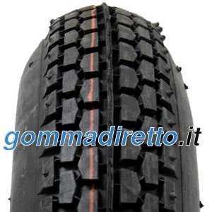 Veloce V6607 Block-Profil SET ( 2.50 -6 4PR TT SET - Reifen mit Schlauch, schwarz )