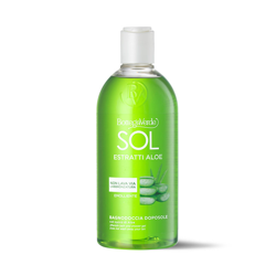 SOL Estratti Aloe - Gel de baño y ducha aftersun - no elimina el bronceado - con zumo de Aloe (400 ml) - emoliente características