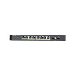 SWITCH 8P LAN GIGABIT PoE ZYXEL GS1900-10HP-EU0101F WEB menaged +2p SFP gigabit -supp. IPv6, VLAN Fino: 31/08 en oferta
