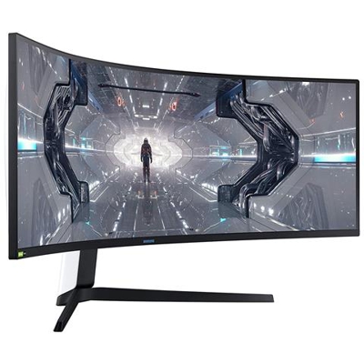 Monitor 49'' QLED VA Curvo Gaming Odyssey G9 LC49G95TSSUXEN 5120x1440 WQHD Tempo di Risposta 1 ms Frequenza di Aggiornamento 240 (Hz)