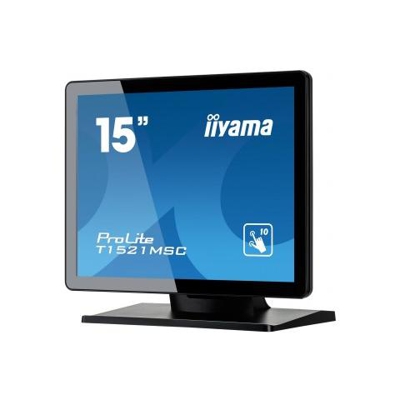Monitor 15'' LED Touch screen ProLite T1521MSC-B1 1024 x 768 Pixel Tempo di Risposta 8 ms