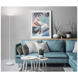 Lampada A Piantana Bianca Con Led 24w en oferta