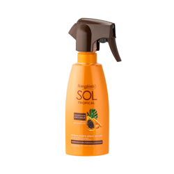 SOL Tropical - Agua corporal spray solar - bronceado dorado y uniforme - con aceite de Nuez de Brasil y extracto de Zanahoria y Papaya (200 ml) - sin en oferta