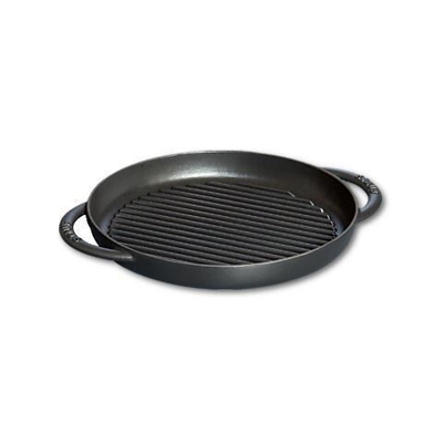 Bistecchiera in Ghisa Quadrata con Manico Diametro 26 cm Colore Nero