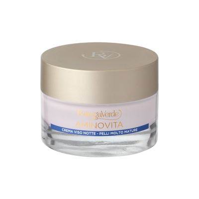Aminovita - Crema facial noche - antiarrugas, acción global* - con Pluridefence (50 ml) - pieles muy maduras
