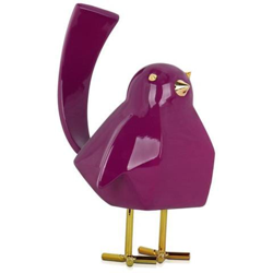 Scultura Pop Uccellino Viola In Resina características