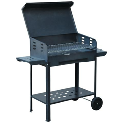 Barbecue A Carbonella 70x40xh90cm Con Ripiani Laterali Griglia 512b características