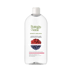 Estratti di bellezza - Agua micelar - cara, ojos y labios - Frambuesa y Arándano - desmaquilla, limpia y suaviza - pieles secas o delicadas (400 ml) características