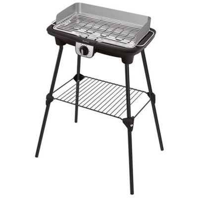 Barbecue Elettrico da Tavolo e Piedini BG921812 Potenza 2500 Watt Colore Nero