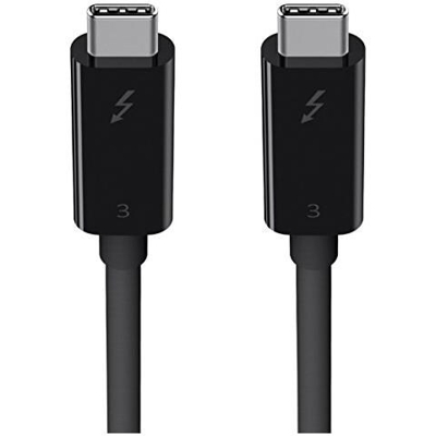 Thunderbolt 3 Cable black 40Gbit / s, 5A, 2m F2CD085bt2M-BLK