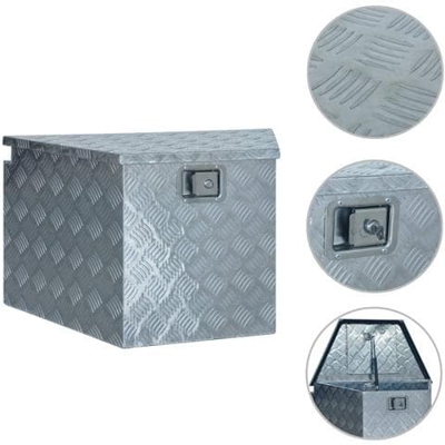 Scatola In Alluminio 737/381x410x460 Mm Argento