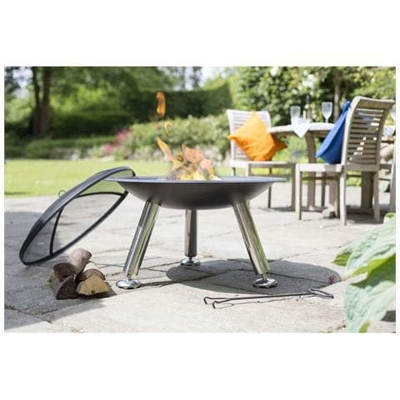 Braciere Tondo Stamford 75 Cm In Acciaio Nero 85013