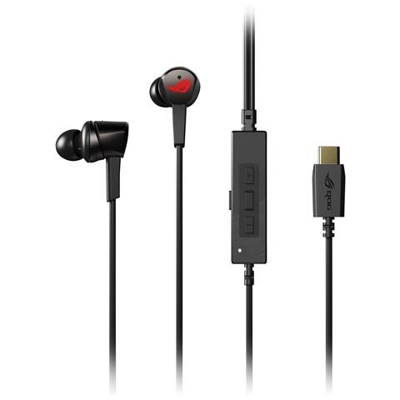 ROG CETRA Cuffie Gaming in-ear RGB con cancellazione del rumore attivo (ANC), Driver ASUS ESS da 10 mm, Type C, PC, PS4, Smartphone e Nintendo Switch.