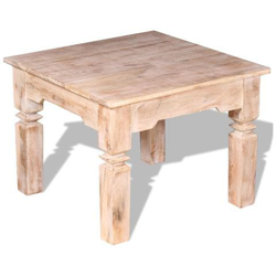 Tavolino Da Caffè In Legno Massello Di Acacia 60x60x45 Cm características