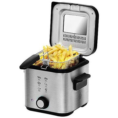 Friggitrice Cleanfry Infinity 1500 1,5 L 900w Nero Inox