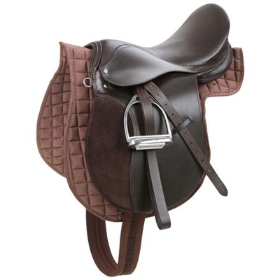 Haflinger Sella In Pelle Marrone 32198