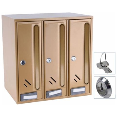 Casellario Vert 3p Acc Bronzato