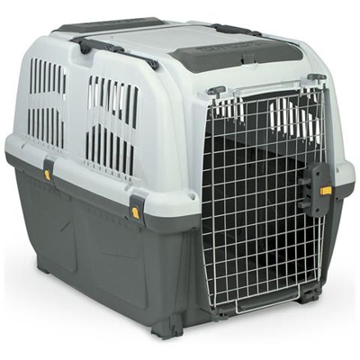 Trasportino omologato per trasporto aereo 79x59xH65 cm grigio