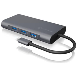 IB-DK4040-CPD replicatore di porte e docking station per notebook Cablato USB 3.0 (3.1 Gen 1) Type-C Antracite, Nero precio