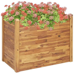 Fioriera Da Giardino 110x60x84 Cm In Legno Massello D'acacia en oferta