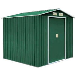 Casetta Ricovero Porta Attrezzi Box In Lamiera Capanno Giardino 340x319x210h precio
