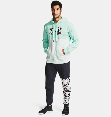 Pantaloni UA Rival Fleece Camo Jogger da uomo