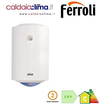 Scaldabagno Elettrico Verticale 100 Lt - Ferroli Calypso