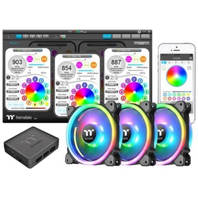 Riing Trio 12 LED RGB Radiator Fan TT Premium Edition Computer case Ventilatore