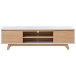 Mobile Tv Scandinavo Bianco Brillante E Legno Lahti características
