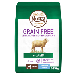 Nutro Grain Free Cane Adult Taglie Grandi Agnello - Set %: 2 x 14,5 kg precio