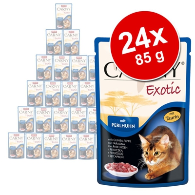 Animonda Carny Exotic 24 x 85 g - Struzzo