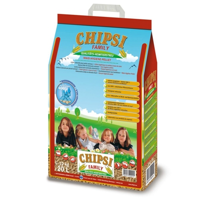 Lettiera Chipsi Family Mais - Set %: 2 x 20 l
