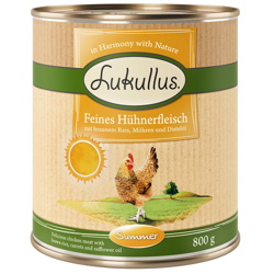 Lukullus Menù Estivo: Pollo delicato e Tenero salmone - 6 x 800 g Tenero Salmone en oferta