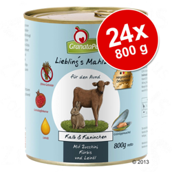 GranataPet 24 x 800 g - Adult Salmone & Tacchino con Patate, Rosa Canina e Prezzemolo precio